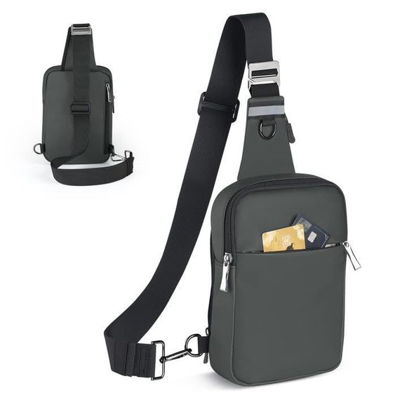 Upgraded Waterproof Sling Bag With Rfid Blocking & Anti-Theft Desn - T_T - Picture 1 of 8